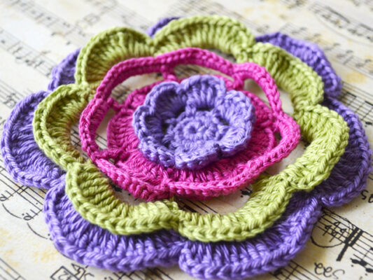 colorful-crochet-flower-pattern